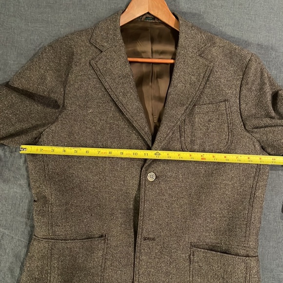 Benetton Herringbone tweed Blazer L - Picture 5 of 8